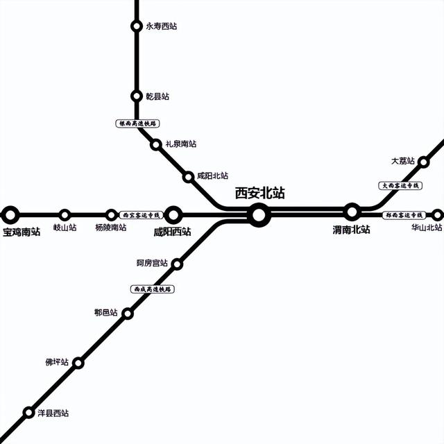 南京到太原高铁经过哪些城市，高铁线路全图<运行版>