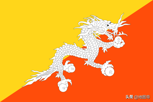 亚洲各国国旗图片，你能说出来几个（韩国国旗上的太极是哪来的）