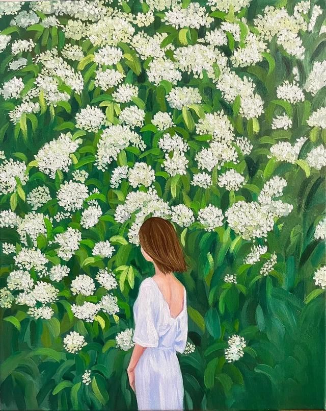 图画头像图片大全，经典绘画女生头像微信（温柔治愈女生插画头像）