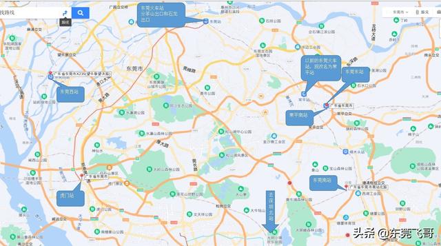 东莞西站可以去哪些地方，东莞东站和东莞西站有多远（东莞轨道交通站点）