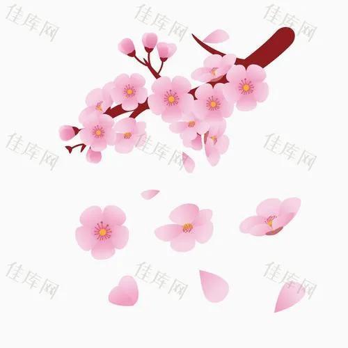 如何画简单好看的桃花，如何画简单好看的桃花图（分享图片：手绘桃花）