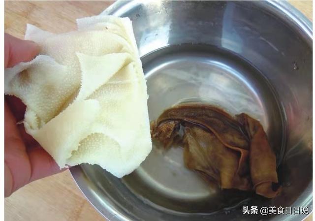 毛肚处理方法，在家学做菜之干毛肚的处理方法