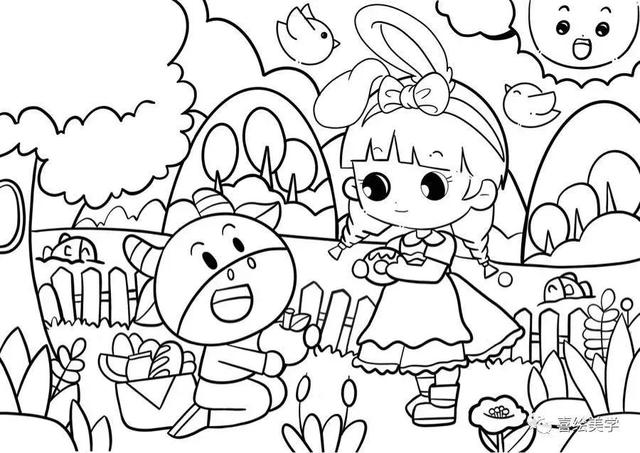 马克笔绘画风景，简单的风景画教程马克笔（创意儿童画—巧手绘画美丽的马克笔风景绘画）