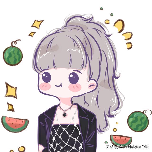 浪妹。，微信头像，浪妹。（乘风破浪3小姐姐简笔画小头像来一波）