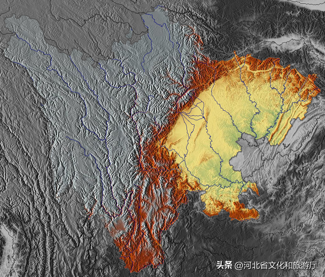 东北地图高清版大图，东三省地图（中国34省区市三维地形图来了）