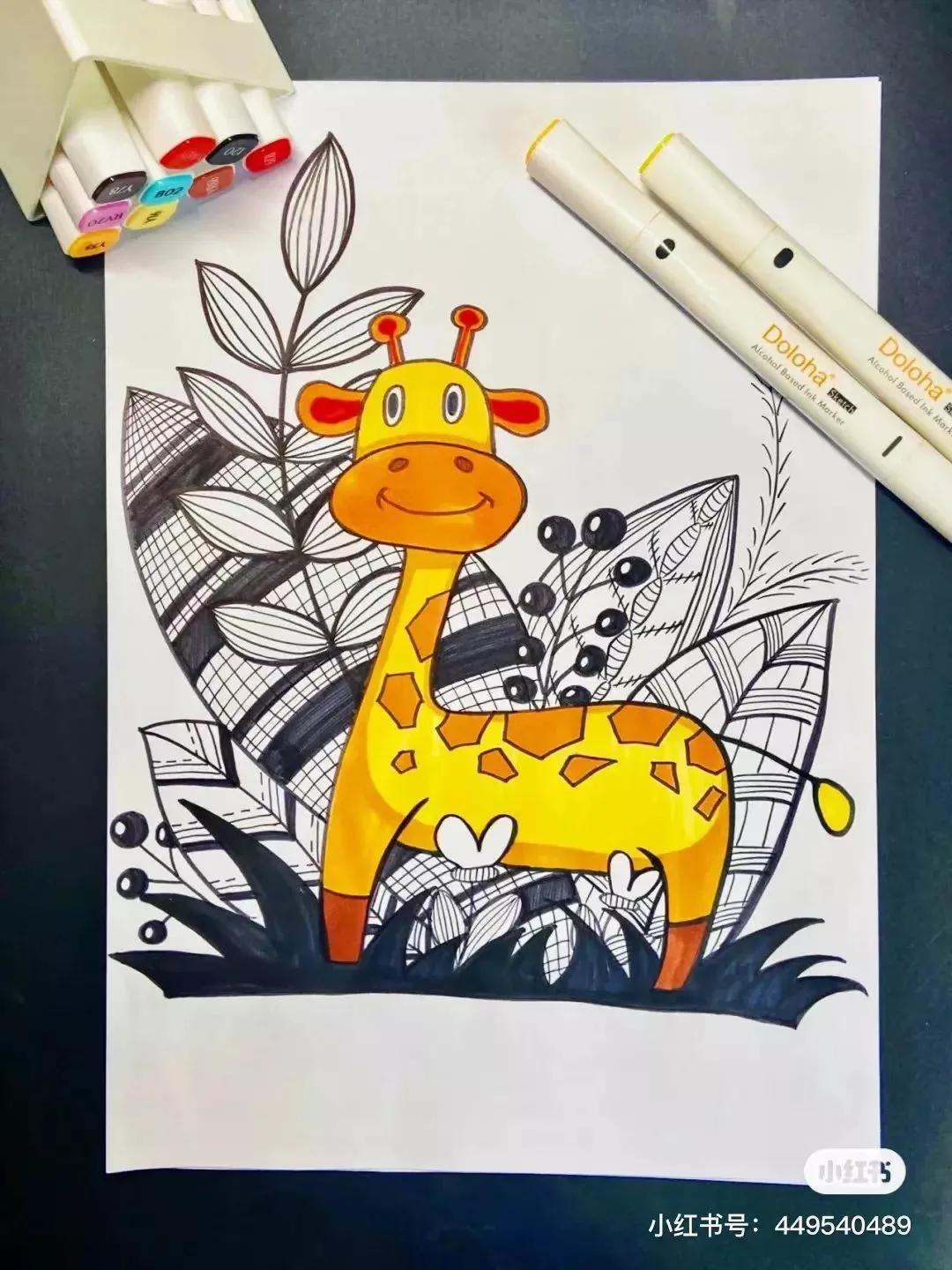 二次元人物简笔画(画动漫人物全身教程)