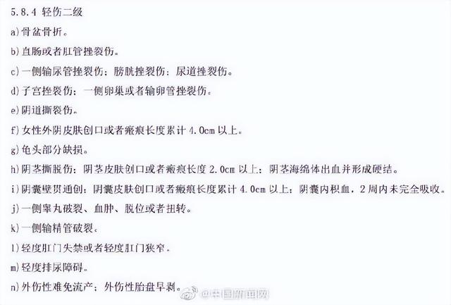 轻伤的判定要满足几个标准，轻伤的判定标准（什么情况属于轻伤二级）