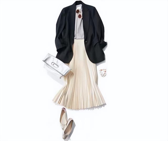 女生裙装穿搭，女生裙装穿搭图（4条半裙、15套穿搭）