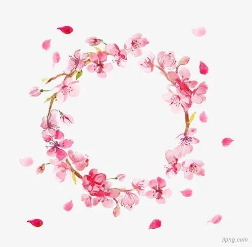 如何画简单好看的桃花，如何画简单好看的桃花图（分享图片：手绘桃花）