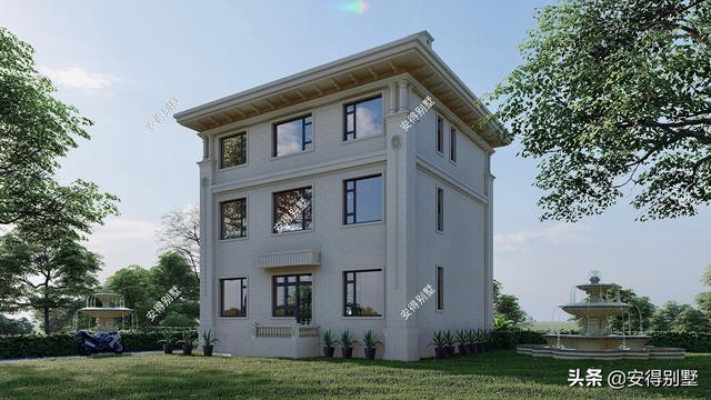 3层大气别墅农村自建房，外观大气、造价不高、布局舒适