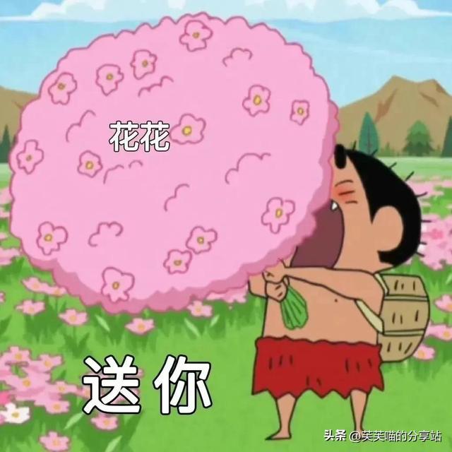 哎的表情包可爱，蜡笔小新表情包