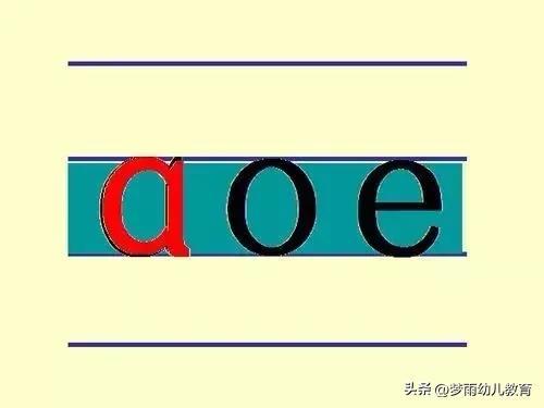 单韵母有哪些，复韵母有哪些字母图片（单韵母）