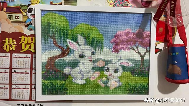 钻石画怎么贴教程，钻石画怎么贴钻（手工钻石画）