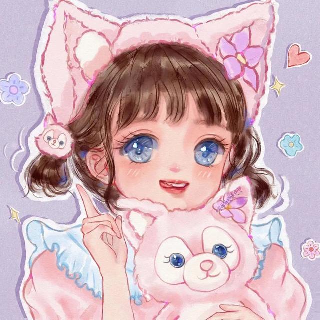 好看又可爱的闺蜜头像，超可爱的闺蜜头像✨微信（超美超可爱的手绘女生闺蜜头像）
