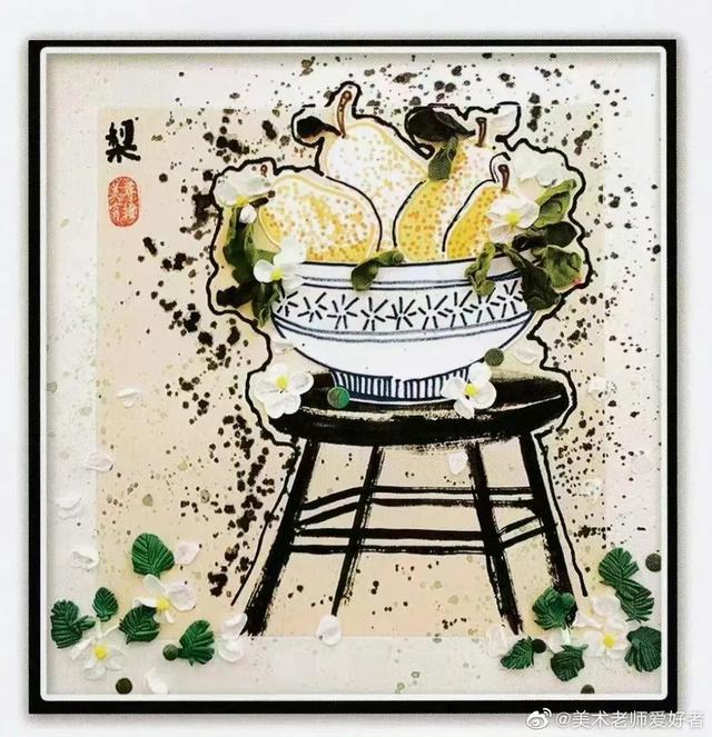 7-12岁儿童手工画，童真动物绘