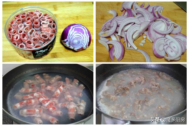 青菜牛肉的做法，青菜烧牛肉的做法家常（一斤牛肉片做两盘牛肉饭）
