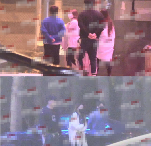 31岁陈翔深夜现身酒吧！室内抽烟大肚腩突出，和两位美女热聊