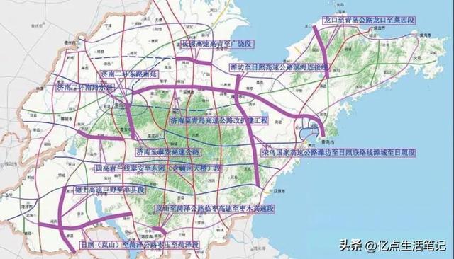 山东省开工建设中的高速公路，盘点山东在建的几条高速
