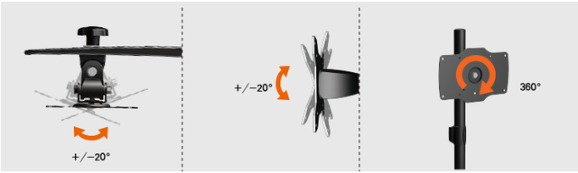 电脑桌面怎么旋转过来，电脑桌面儿旋转怎么转回来（TS021显示器支架桌面可旋转电脑一体机挂架）