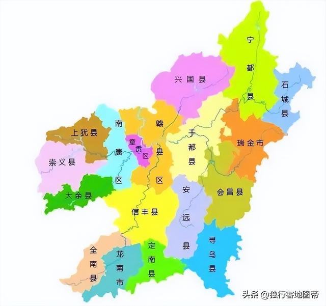 江西省土地面积，陕西vs江西gdp（江西省只有11个地级市）