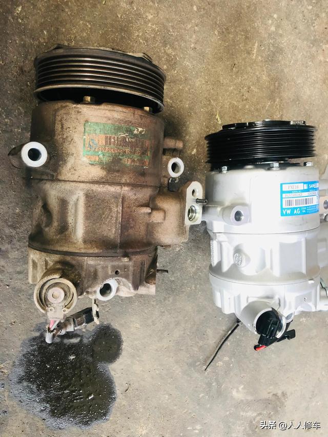 汽车空调压缩机，汽车空调压缩机有哪些类型（为什么汽车变频空调压缩机寿命很短）