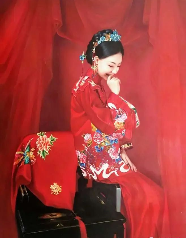 唯美颜色图片带字，唯美带字图片（唯美中国红系列油画）