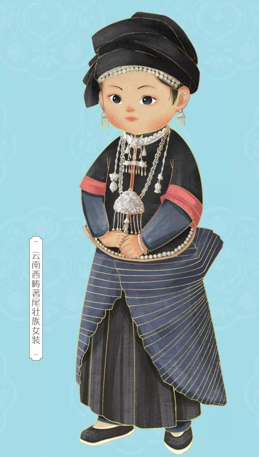 壮族头饰13壮族人喜欢包头帕,不仅朴素美观,还可以遮阳防晒,壮族头