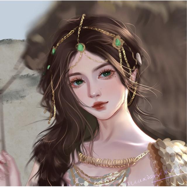 女生图片，女生图片动漫霸气（一组超仙超有气质的手绘女生头像）