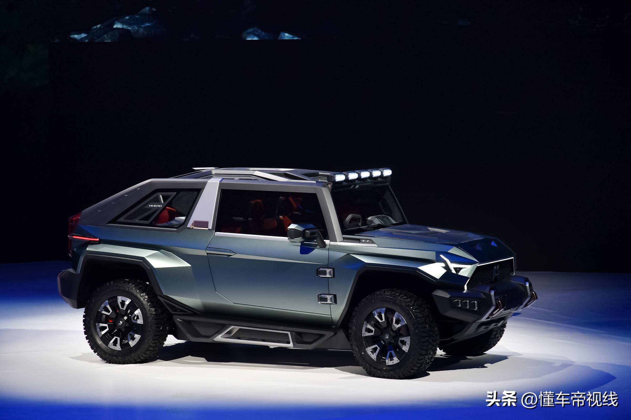 "电动悍马"——猛士m-terrain概念车
