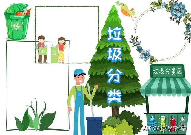 垃圾分类的手抄报怎么画，垃圾分类的手抄报怎么画 简单（垃圾分类<环保>手抄报集）