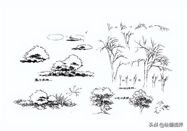 简单好画的风景速写 初学者，老师都是从基础画起来的