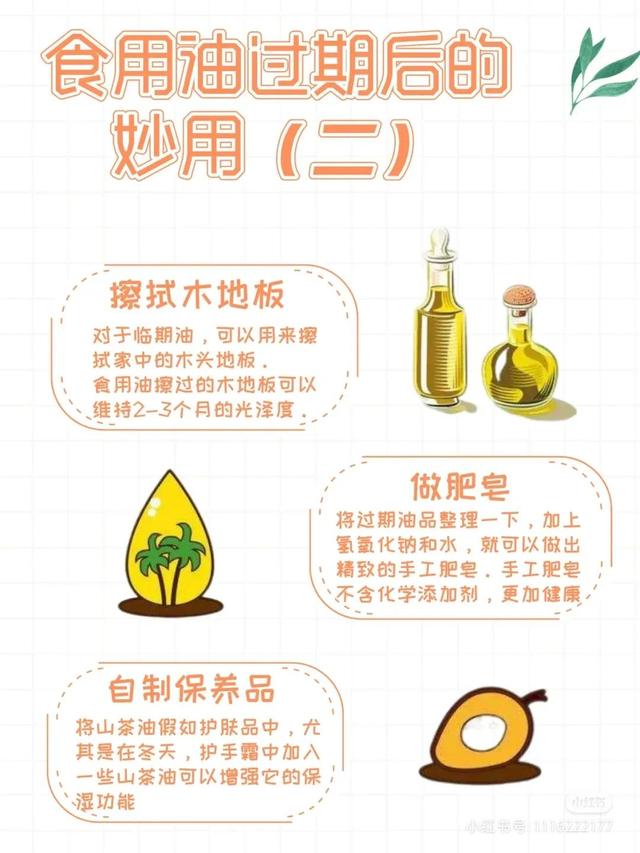 大量过期的油怎么处理，过期油如何处理方法（食用油过期后的妙用）