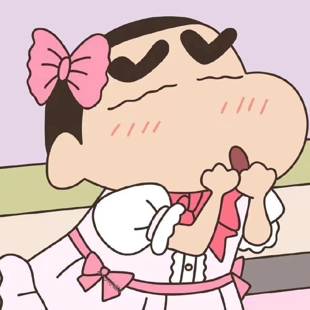 蜡笔小新的情侣头像，蜡笔小新可爱情侣头像微信（敲可爱の蜡笔小新系列情侣头像）