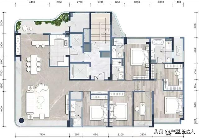 双钥匙户型什么意思，双钥匙公寓优缺点（两梯入户的298平米传承大宅）