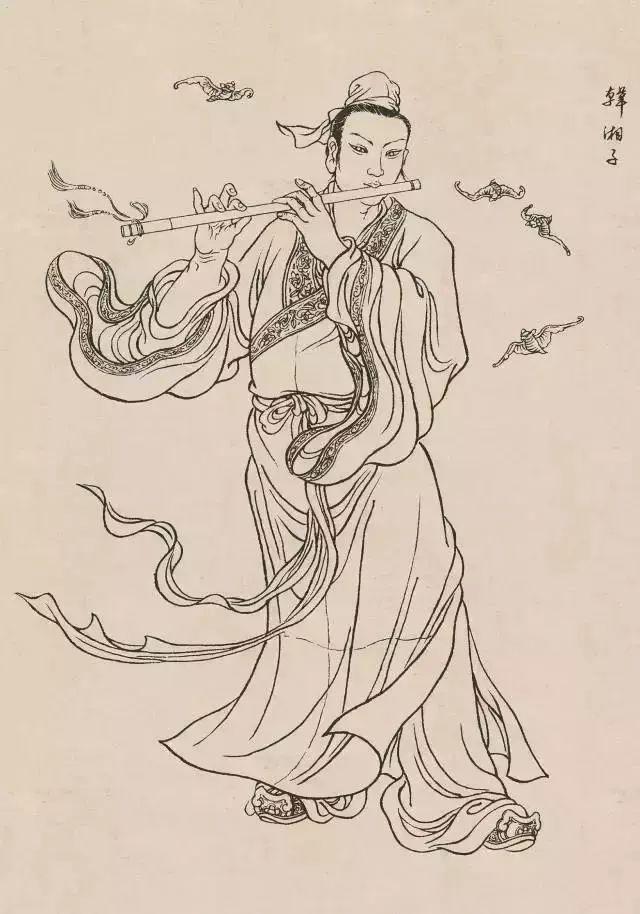 中国古代人物画，中国名画人物作品（中国古代人物白描画120幅欣赏）