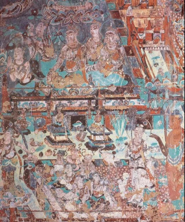 敦煌壁画图片大全，敦煌飞天壁画高清图（敦煌壁画对于中国画坛的影响）