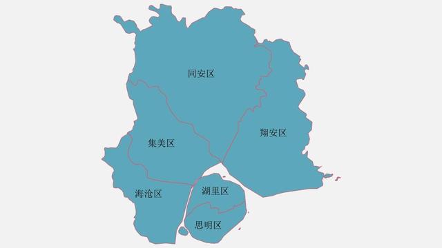 厦门岛内思明区湖里区，厦门市各区GDP