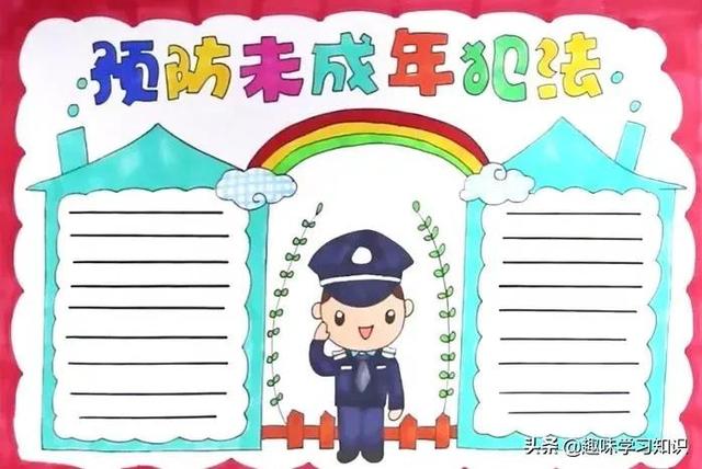 法制安全手抄报内容，小学生安全法制手抄报内容（中小学普法手抄报合集，请收藏）