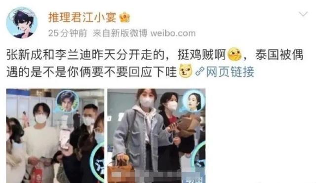 李兰迪男朋友是谁，李兰迪小到大没变（张新成李兰迪同游泰国）