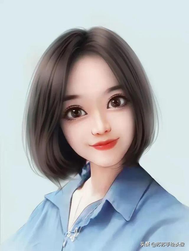 清纯可爱的女生头像，可爱清纯女生头像微信（清纯靓丽的短发女生头像）