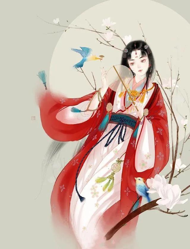 如何画古风美女，怎样绘画古代美女（看一眼就想收藏的古风手绘）