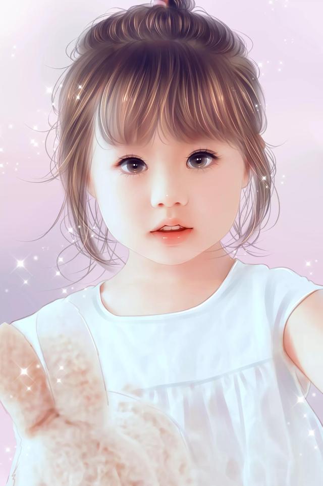 女生图片唯美清新，唯美清新女生头像微信（清新唯美的女生手绘漫画）