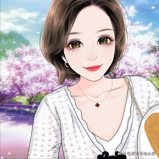 超仙气的卡通小姐姐，微信头像，超仙气的卡通小姐姐（优雅大方好看的女生动漫头像）