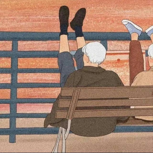 情头漫画 情侣，情侣头像丨一对两张漫画情头微信（插画风漫画风情侣头像）