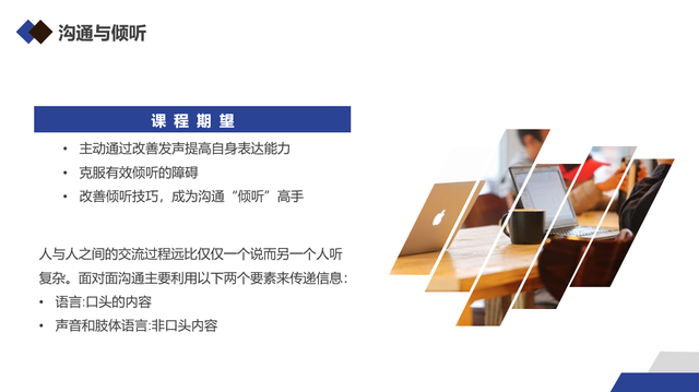 什么是商务沟通，什么是商务沟通英语（商务沟通与倾听企业培训PPT模板）