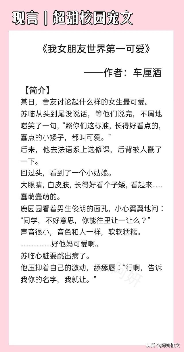 校园爱情小说排行榜，校园言情小说排行榜（《喜欢你我说了算》誓要上清华女学霸x伪学霸真桀骜男）