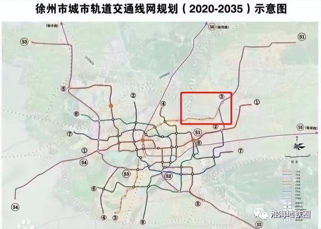 徐州地铁规划图，徐州地铁s2号线最新线路图（徐州地铁3号线二期）