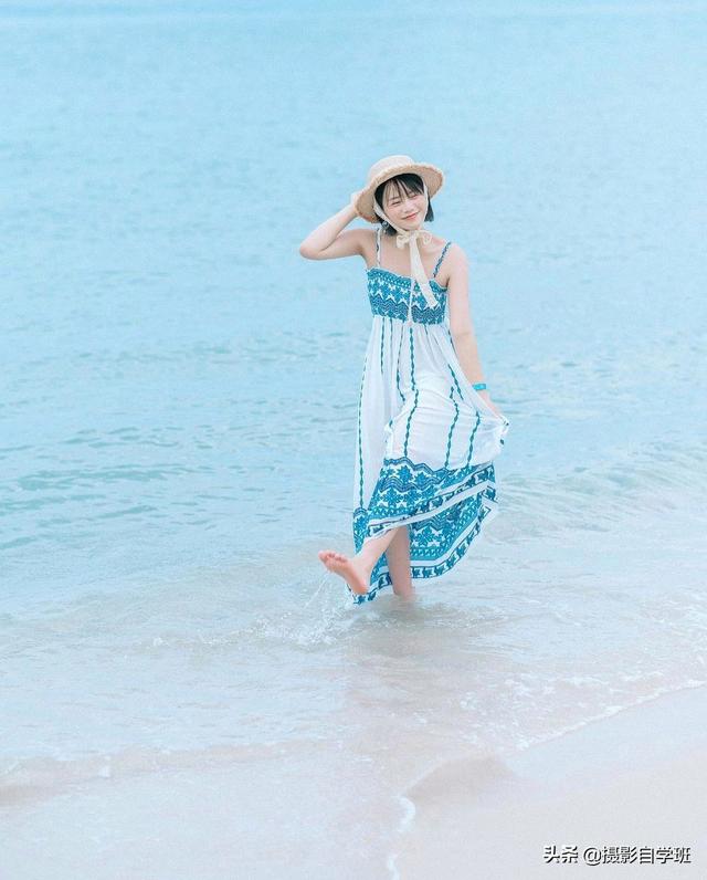 去海边如何拍照好看，去海边如何拍照好看一点（夏天海边拍照片）