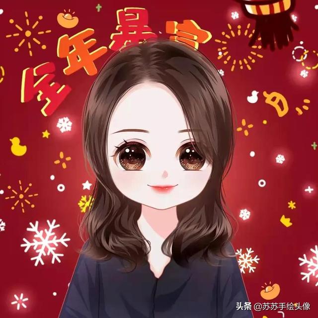 超火财神图，最全的财神图（红红火火的卡通头像）