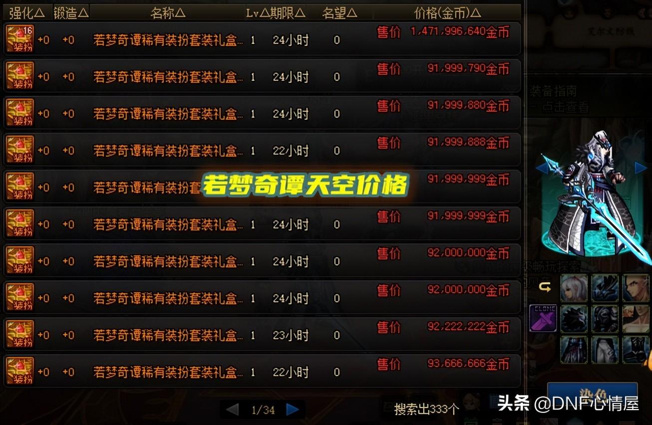 dnf拍卖行最便宜的永久时装2021（dnf2022怎么白嫖宠物）